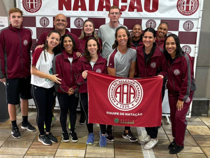 Neste fim de semana, dia 08/06/2025, foi realizada a II Maratona Aquática de Revezamento Aberta da Associação Atlética Ararense