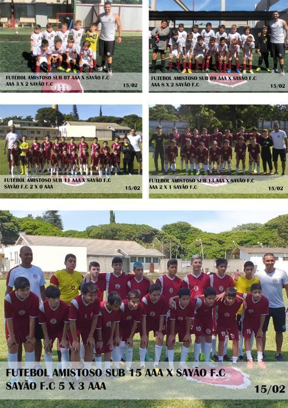 FUTEBOL -  AMISTOSOS INFANTIS AAA X SAYÃO