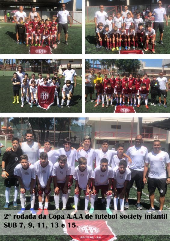 2ª rodada da Copa A.A.A de futebol society infantil