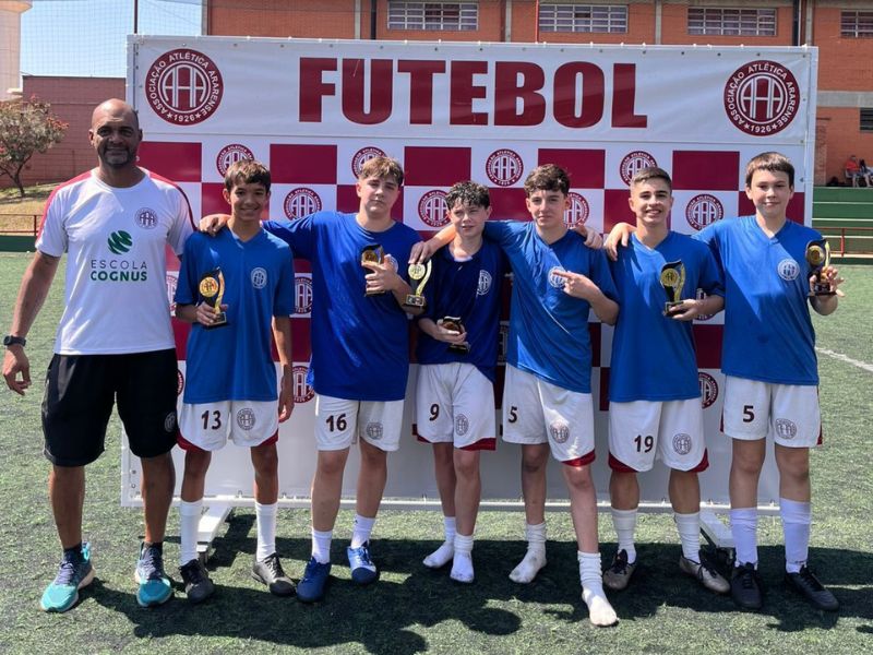Campeonato interno de futebol society na categoria sub 15