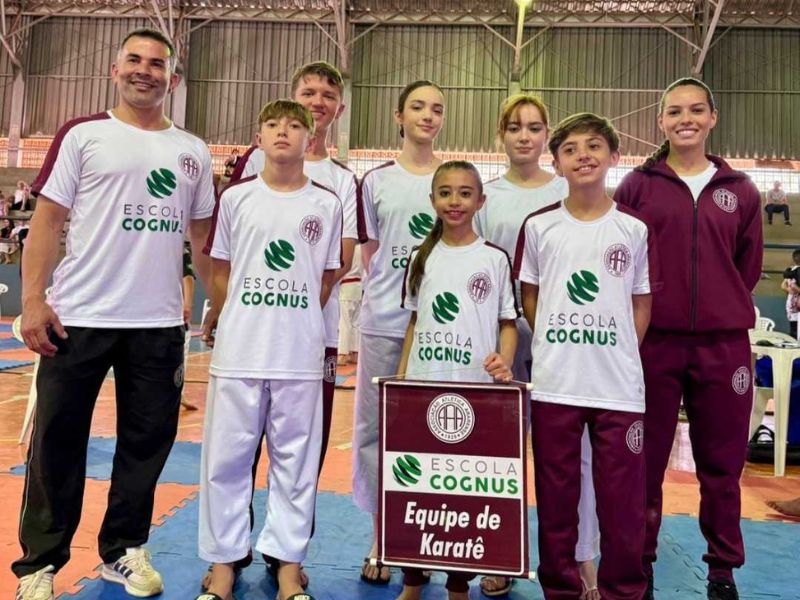 Atletas da AAA e Cognus conquistam 9 medalhas na Copa Monte Sião de Karatê