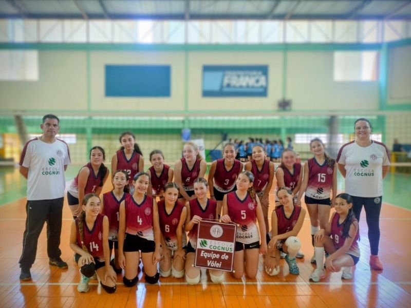  Equipe sub 12 de vôlei da AAA/Escola Cognus participa do Festival Final da Série Prata pela Liga Apv.
