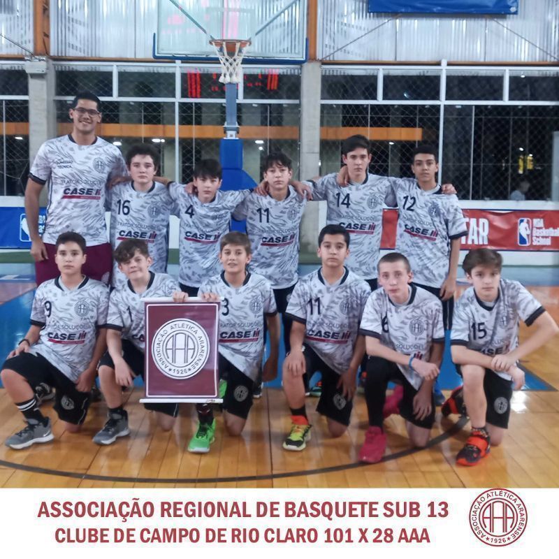 ASSOCIAÇÃO REGIONAL DE BASQUETE SUB 13