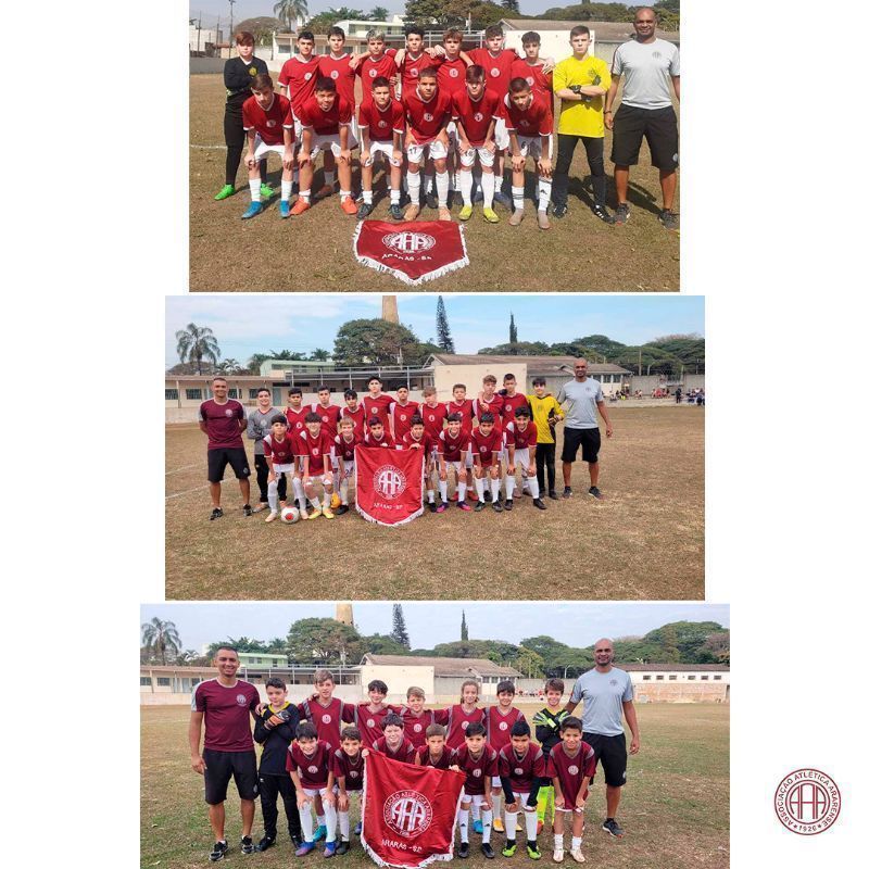 AMISTOSOS DE FUTEBOL, SUB 11,13 E 15. AAA x Sayão F.C